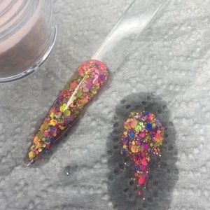 COPY - Fruity pebbles acrylic nail powder mix